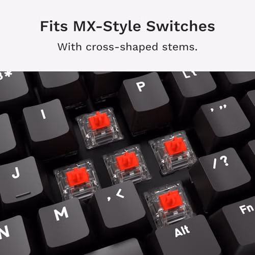 Glorious Gaming PBT Keycaps No Fade Dye-Sublimated 75% 65% 60% Classic Black thumbnail 6