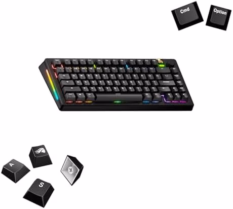Glorious Gaming PBT Keycaps No Fade Dye-Sublimated 75% 65% 60% Classic Black - Auction listing