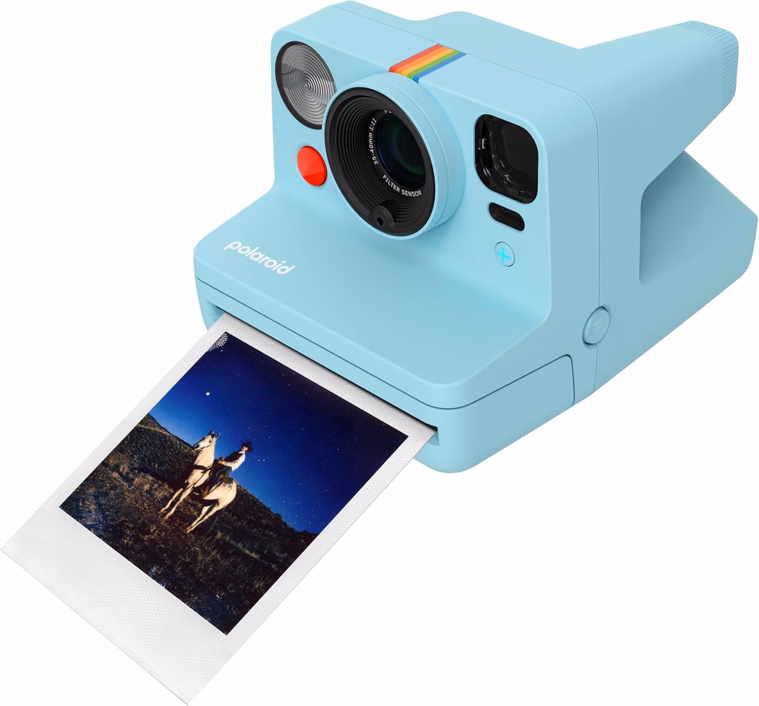 Polaroid Now+ 3rd Generation I-Type Instant Camera + Film Arctic Blue - Auction listing