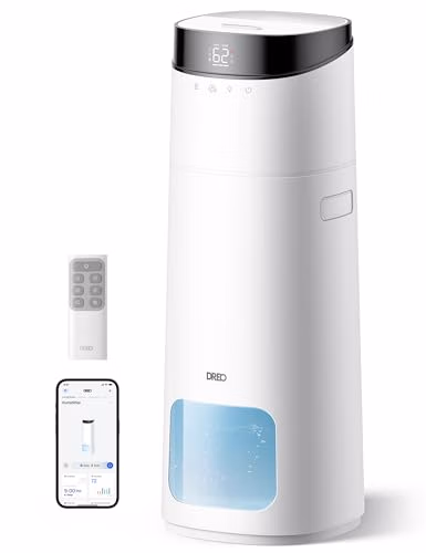 DREO 16L Smart Humidifier Large Room 1000 ft² DR-HHM015S White HM755S - Main product image