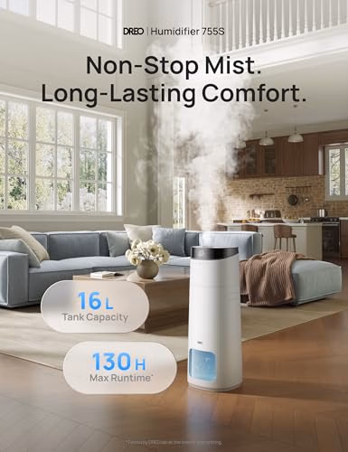 DREO 16L Smart Humidifier Large Room 1000 ft² DR-HHM015S White HM755S thumbnail 3