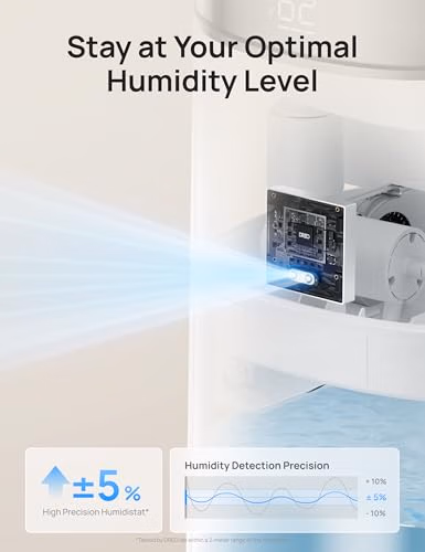 DREO 16L Smart Humidifier Large Room 1000 ft² DR-HHM015S White HM755S thumbnail 4