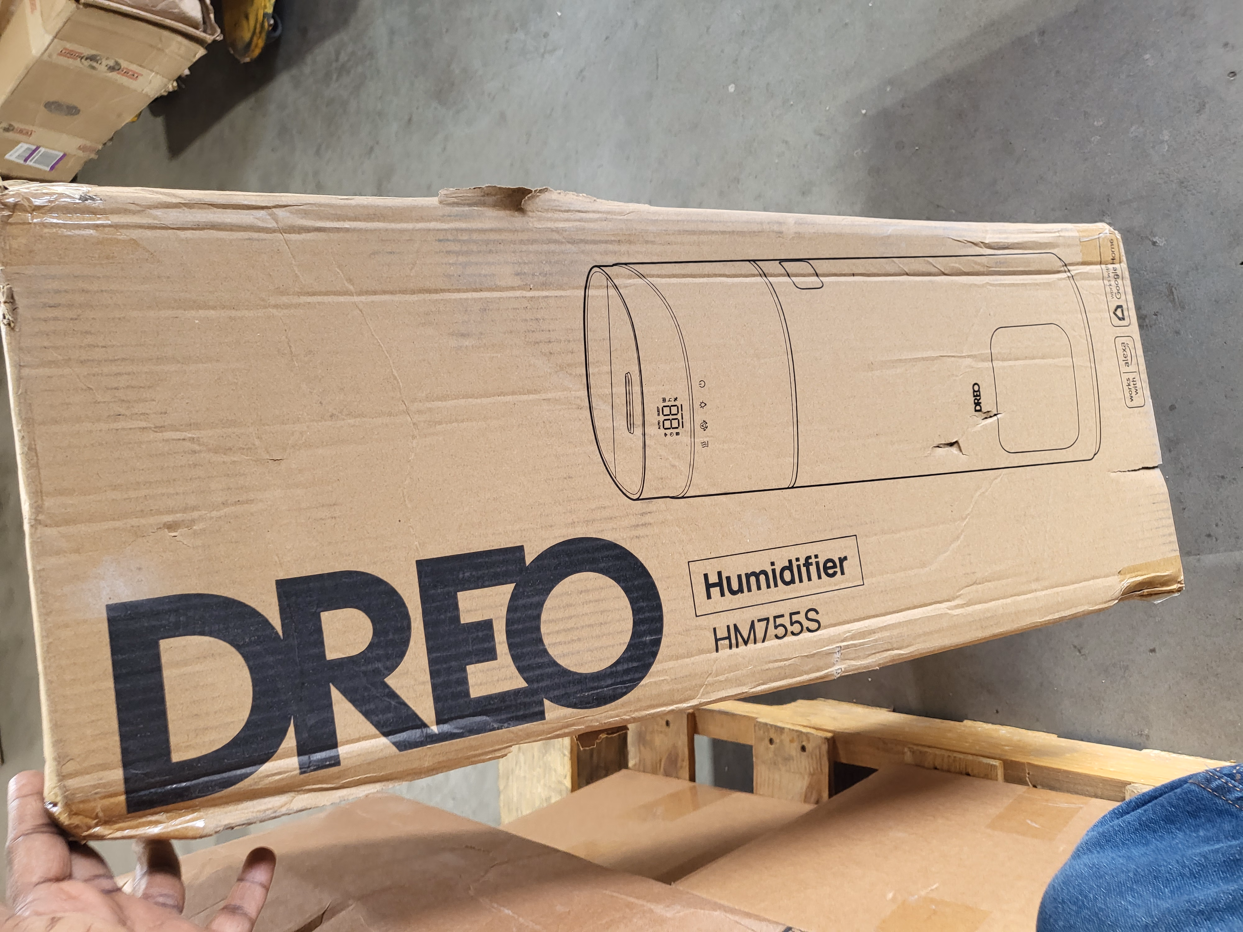 DREO 16L Smart Humidifier Large Room 1000 ft² DR-HHM015S White HM755S thumbnail 2