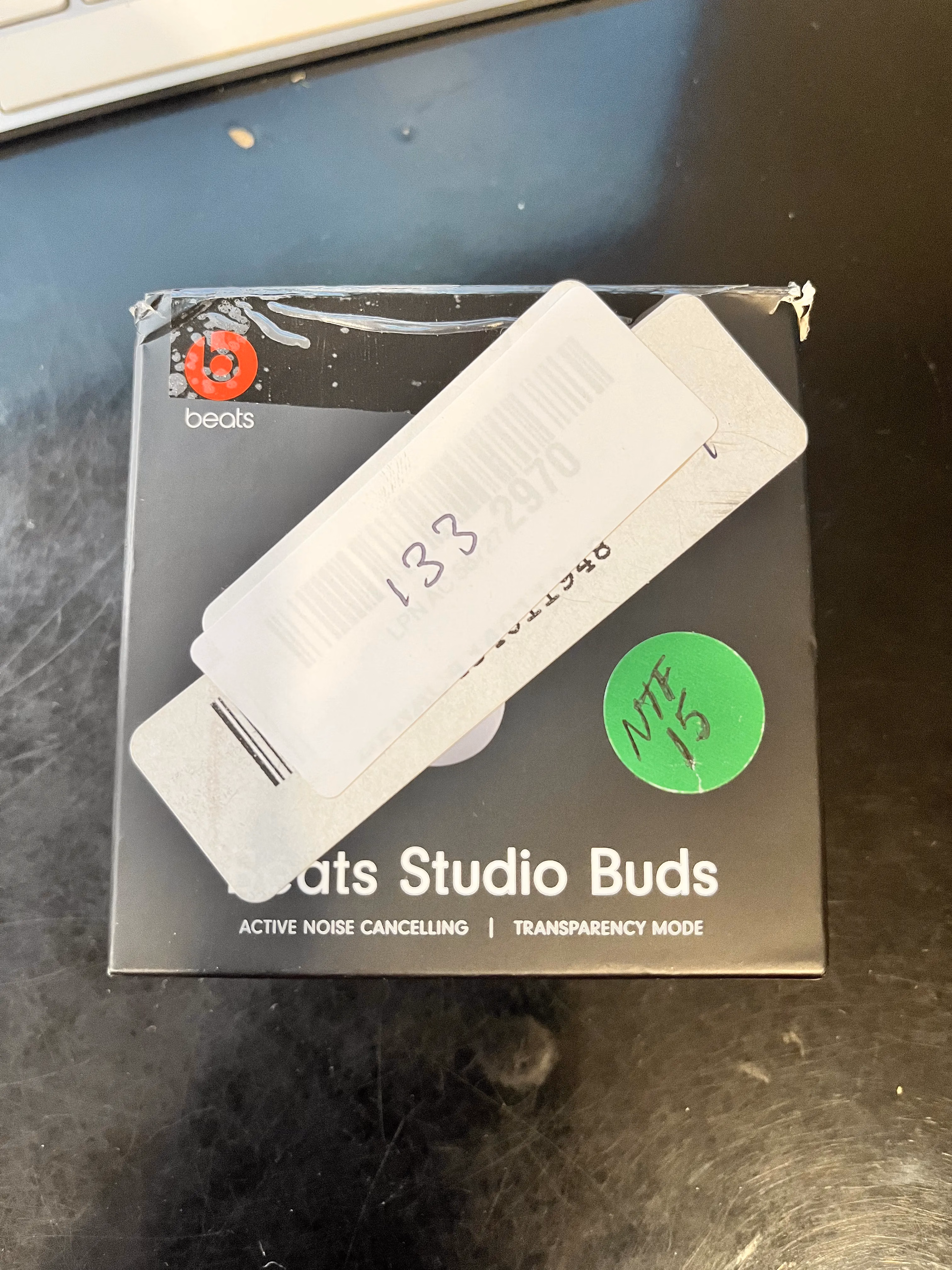 Beats Studio Buds - True Wireless Noise Cancelling Earbuds - Compatible with Apple & Android, Built-in Microphone, IPX4 Rating, Sweat Resistant Earphones, Class 1 Bluetooth Headphones - White thumbnail 3