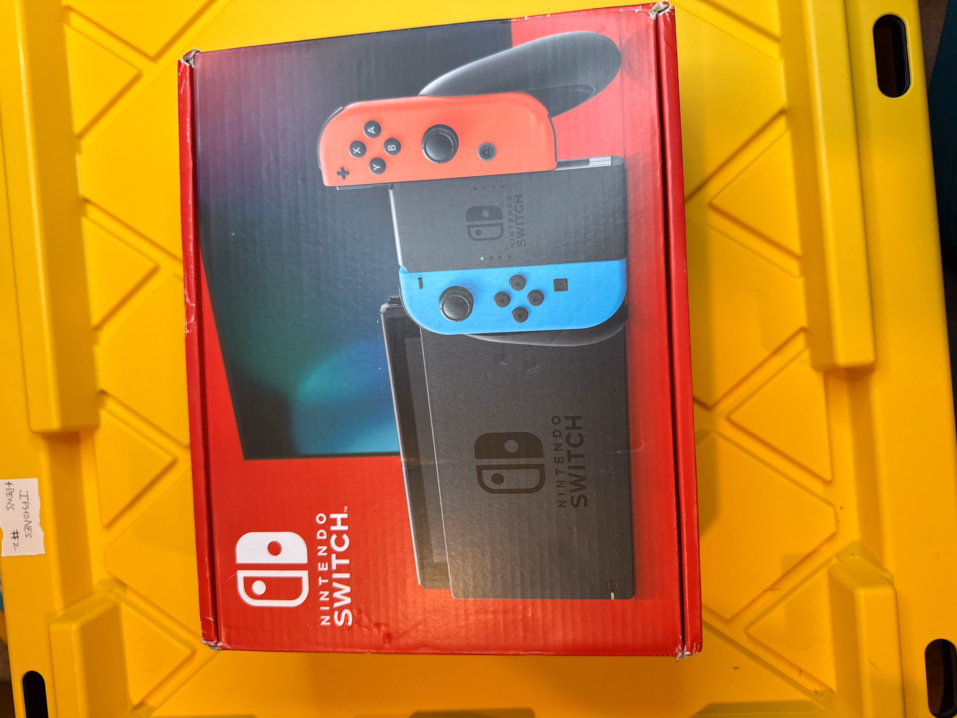 Nintendo Switch with Neon Blue and Neon Red Joy-Con - Handheld Gaming Console thumbnail 2