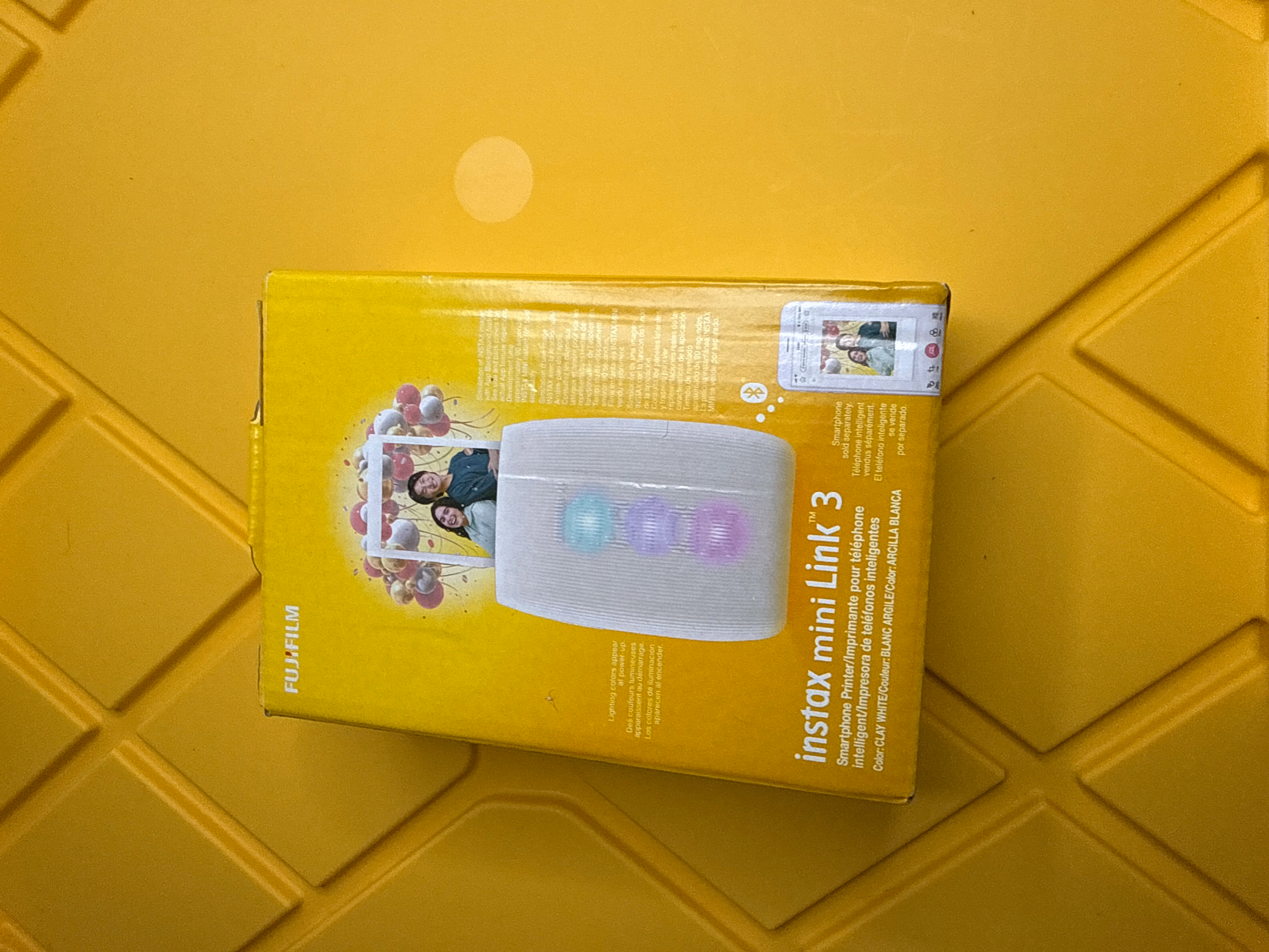 Fujifilm Instax Mini Link 3 Smartphone Printer Clay White thumbnail 4