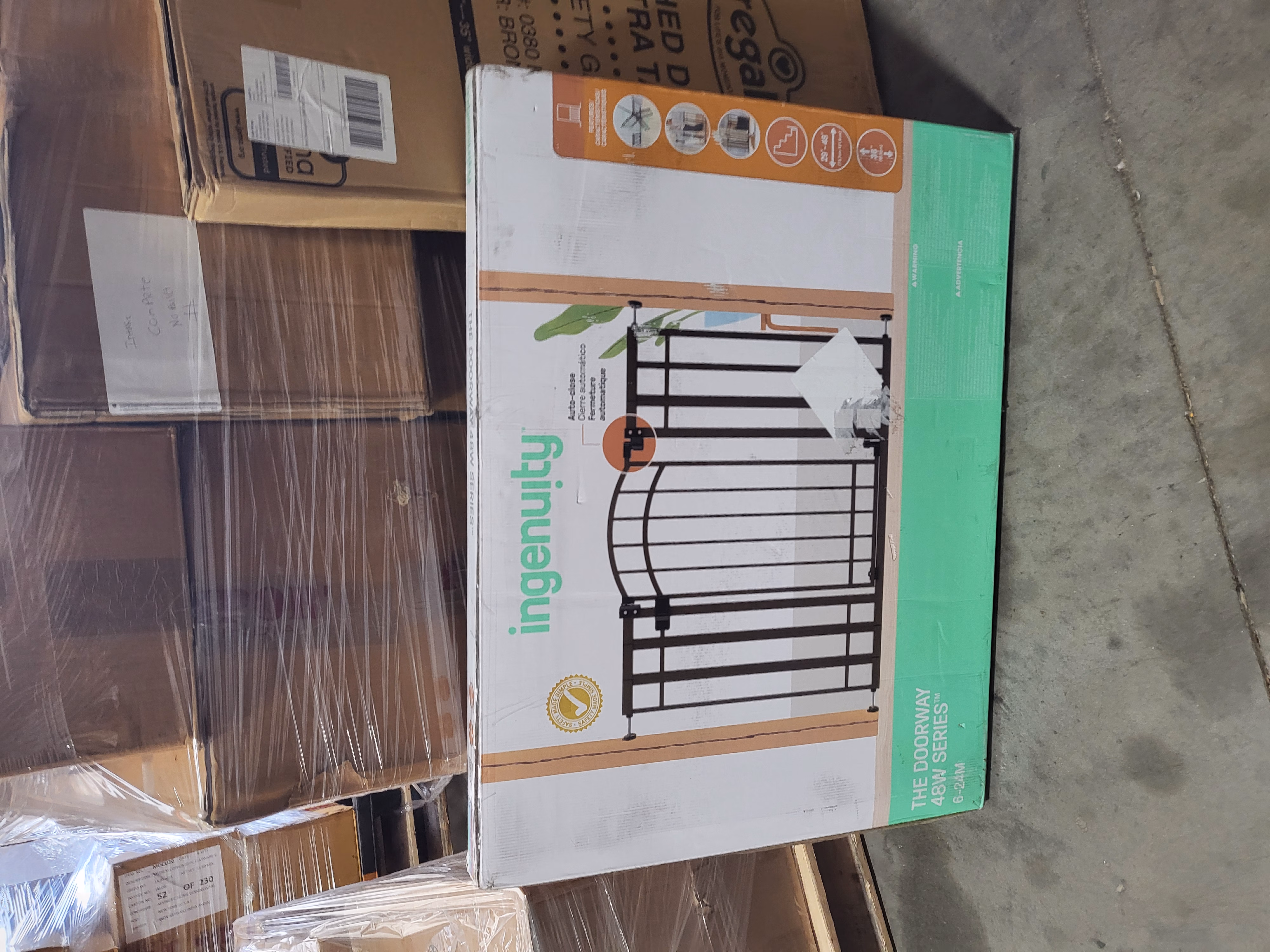 Ingenuity Decorative Extra Tall Baby Gate & Dog Gate 36" 07600CZ Bronze thumbnail 2