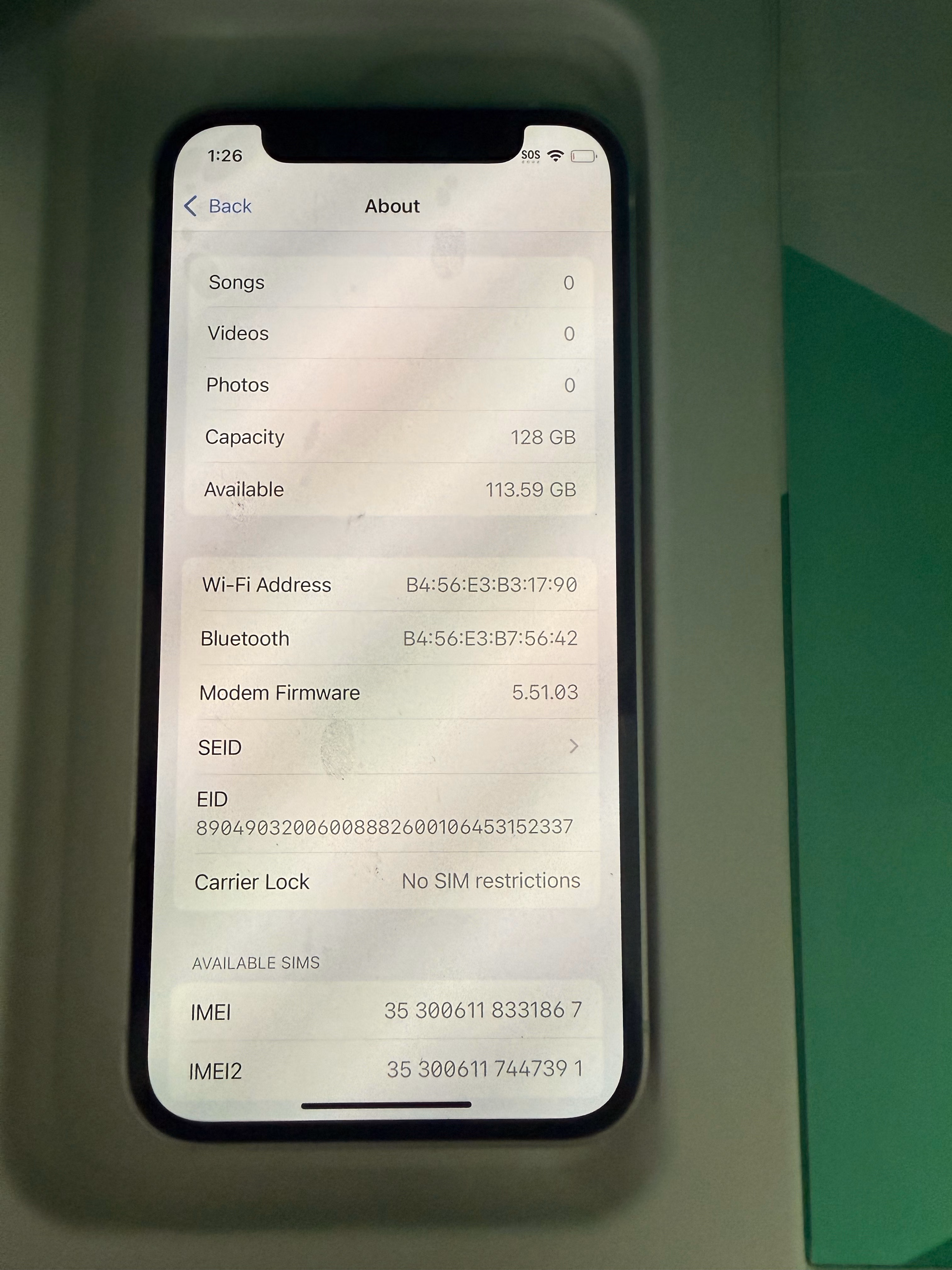 Apple iPhone 12 Mini 128GB Unlocked White thumbnail 4