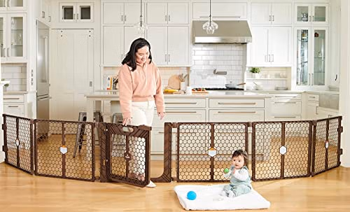 Regalo Safety 192" Super Wide Baby Gate & Play Yard Toddlers Pets 1360 DS Gray thumbnail 6