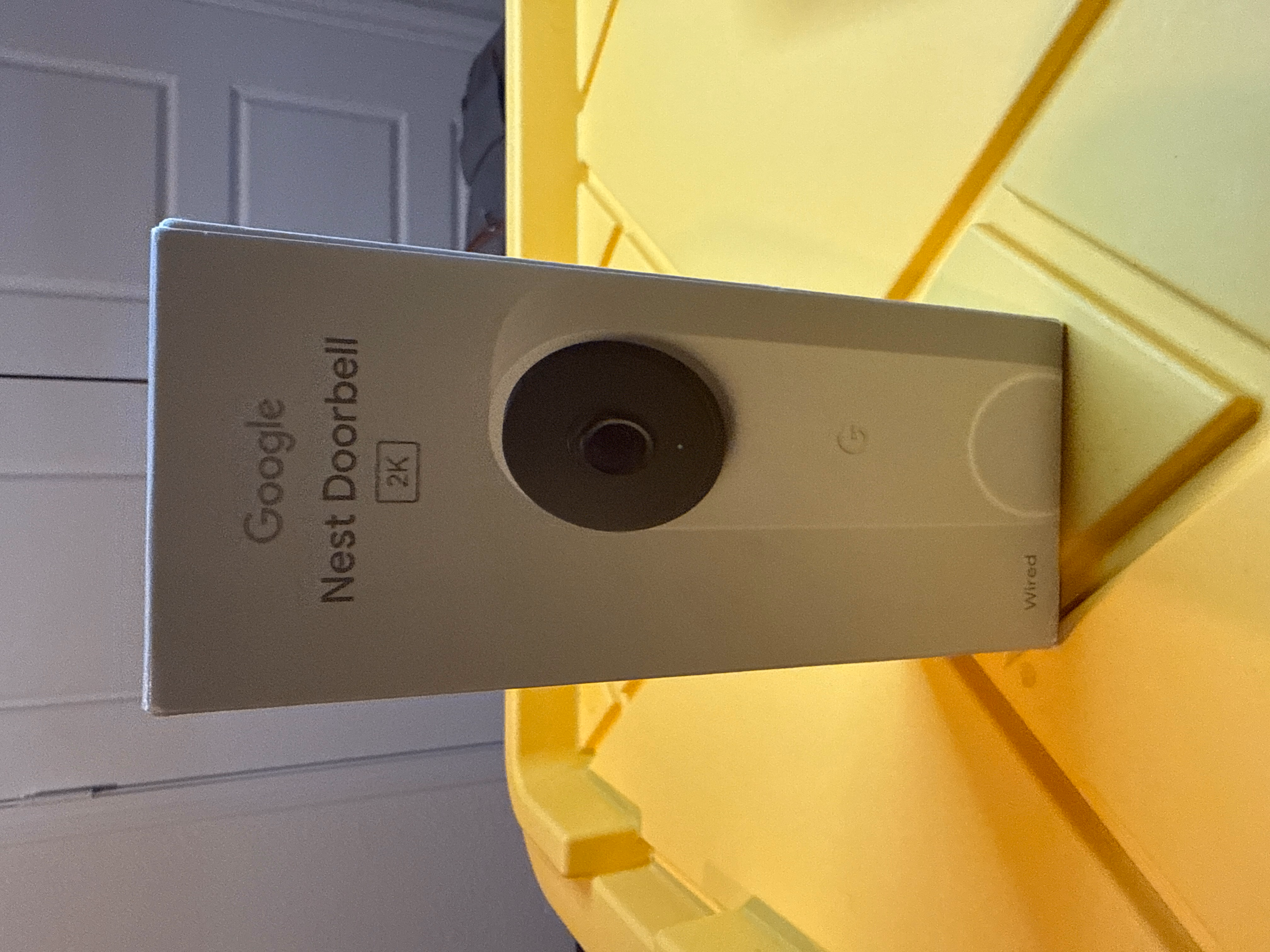 Google Nest Doorbell Wired Live View 3rd Gen 2K Video and Gemini Snow thumbnail 2