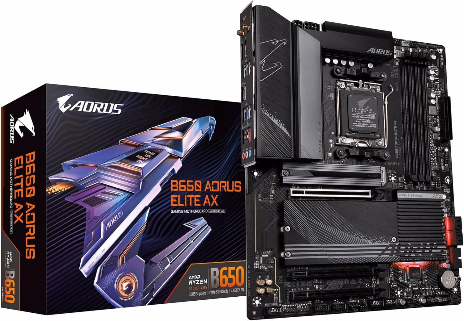 GIGABYTE B650 AORUS Elite AX AM5/LGA 1718/ AMD B650/ATX/ thumbnail 1