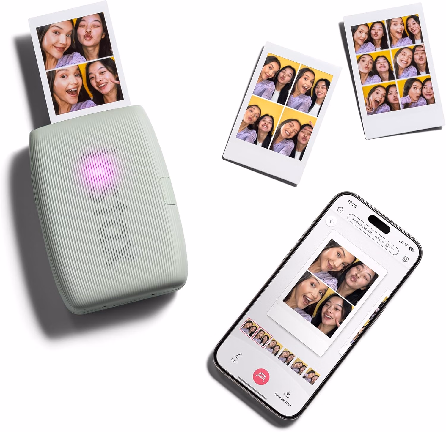 Fujifilm Instax Mini Link 3 Smartphone Printer 16832235 Sage Green thumbnail 3