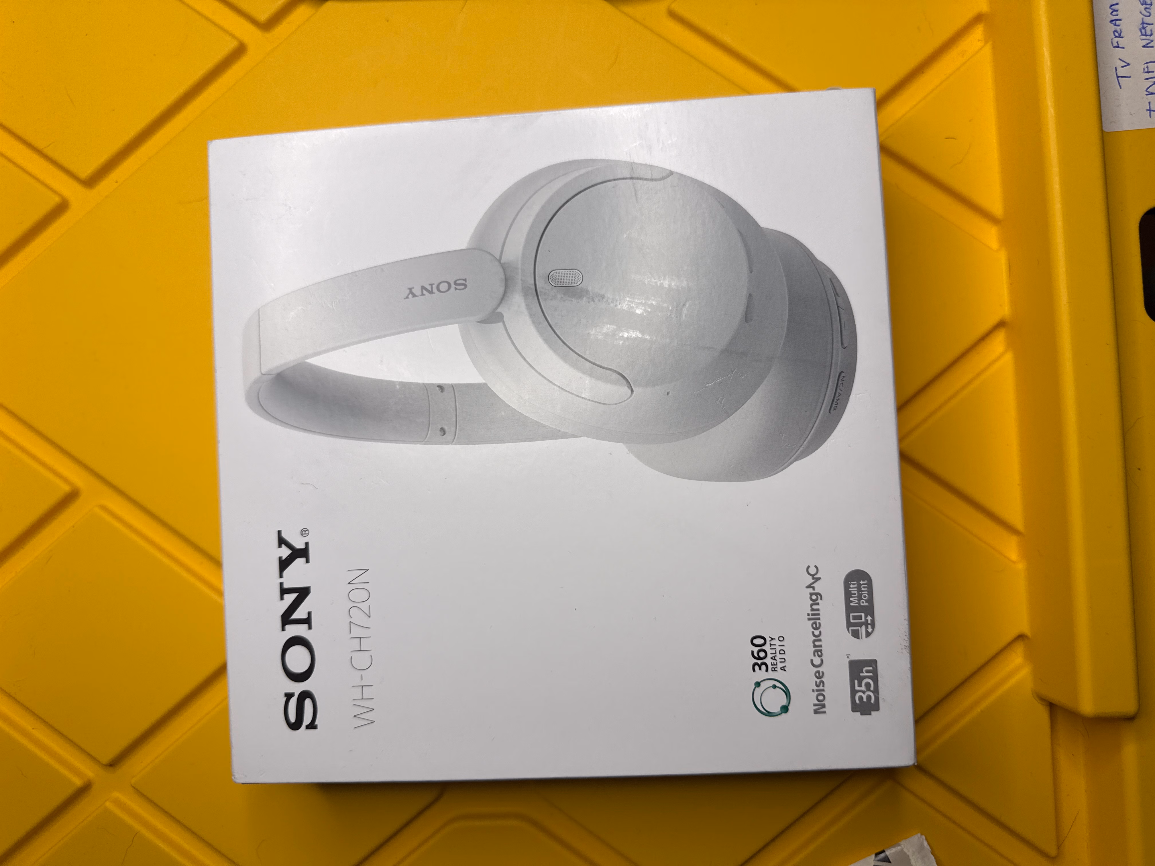 Sony WH-CH720N Noise Canceling Wireless Headphones White New thumbnail 2