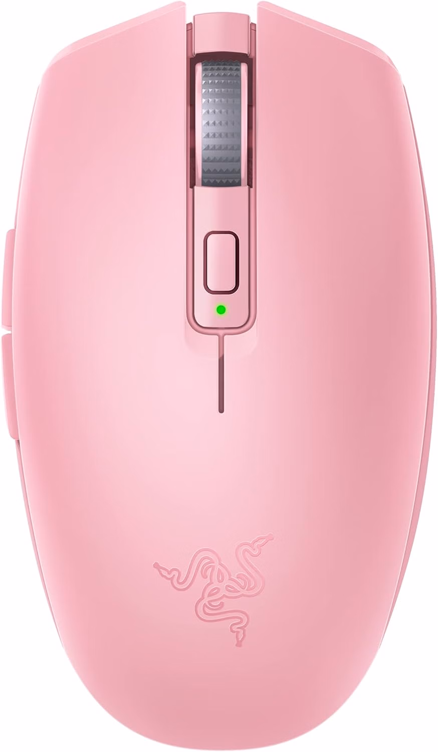 Razer Orochi V2 Mobile Wireless Gaming Mouse: Ultra Lightweight - 2 Wireless Modes - Up to 950 Hr Battery Life - Mechanical Mouse Switches - 5G Advanced 18K DPI Optical Sensor - Quartz Pink - Main product image