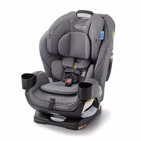 Graco Extend2Fit 3-in-1 Convertible Car Seat, 3 Modes – Rear Facing, Forward Facing Baby Car Seat and Highback Booster Seat, Adjustable Extension Panel for Extra Legroom, Cullen thumbnail 1