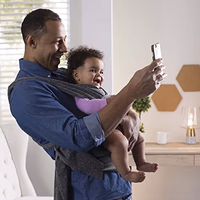 Boppy Baby Carrier - ComfyFit, Heathered Gray, Hybrid Wrap, 3 Carrying Positions, 0m+ 8-35lbs, Soft Yoga-Inspired Fabric with Integrated Storage Pouch thumbnail 5