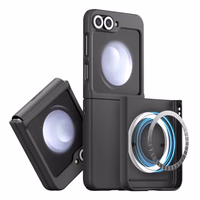 araree Aero Flex M Samsung Galaxy Z Flip 6 Case 【Improved Version】 with Hinge Protection, Compatible with Magsafe Accessories & Charger Anti-Fingerprint,Thin & Slim, Shockproof Hard Case - Black thumbnail 1