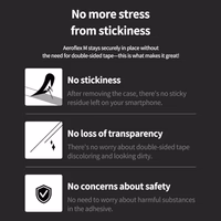 araree Aero Flex M Samsung Galaxy Z Flip 6 Case 【Improved Version】 with Hinge Protection, Compatible with Magsafe Accessories & Charger Anti-Fingerprint,Thin & Slim, Shockproof Hard Case - Black thumbnail 3