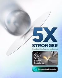 ZAGG Glass Elite Anti-Glare Camera Lens Protector for iPhone 16 Pro Max / 16 Pro - Anti-Reflective Glass, 5X Stronger, Smudge-Free, Eco-Friendly, Easy Installation thumbnail 5