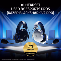 Razer BlackShark V2 Pro Wireless PlayStation Gaming Headset: 50mm Drivers - Super Wideband Mic - Noise Isolating Earcups - For PS5, Nintendo Switch 2, PC, Mac - Bluetooth, USB-C - 70hr Battery – Black thumbnail 2