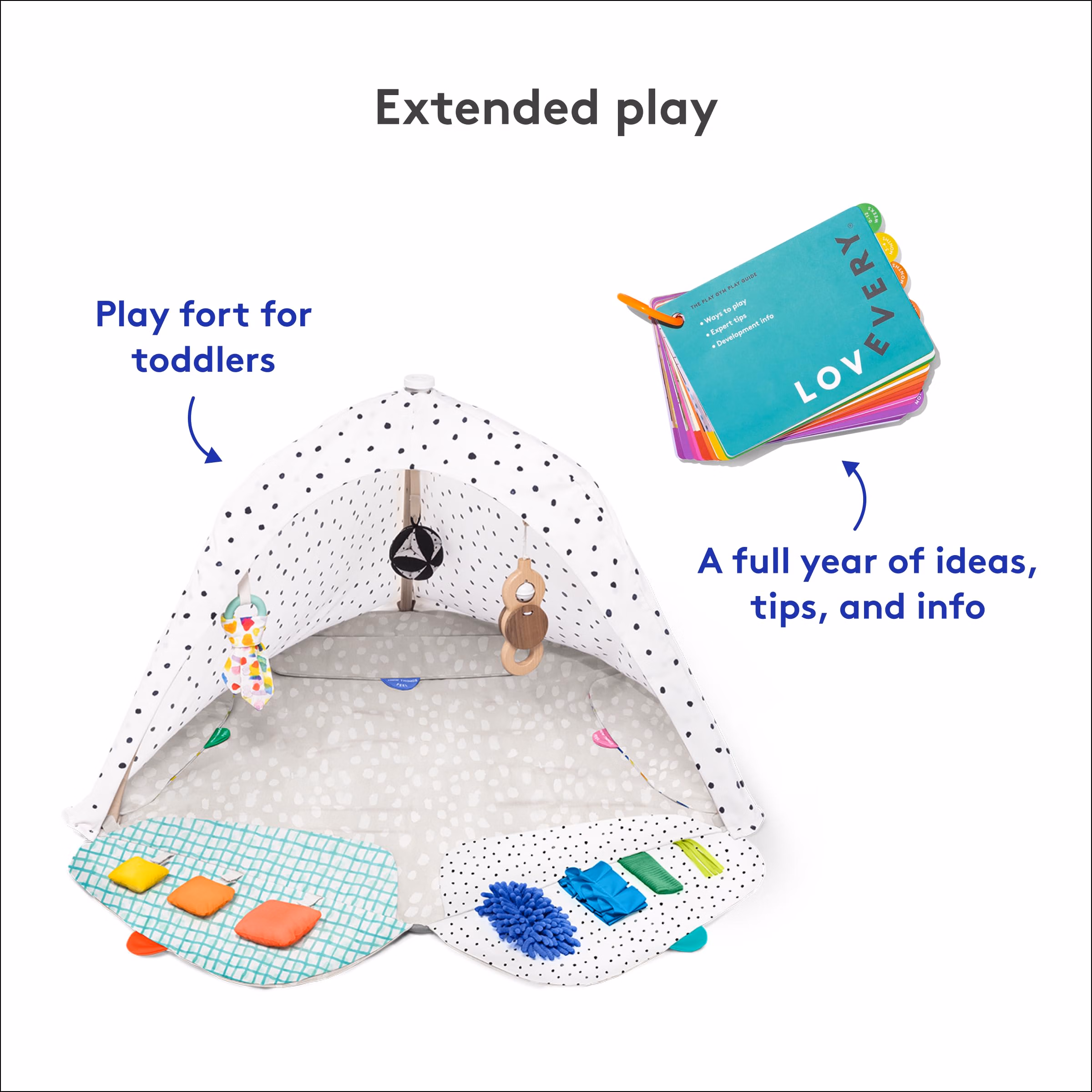 LOVEVERY | The Play Gym | Award Winning For Baby , Stage-Based Developmental Activity Gym & Play Mat for Baby to Toddler thumbnail 5