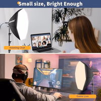 UBeesize Softbox Photography Lighting Kit, 20'' x 20'' Professional Softbox Lighting Kit with 85W 3000-7500K LED Bulbs, Studio Lights for Photography/Video Recording/Portraits Shooting/Live Streaming thumbnail 4