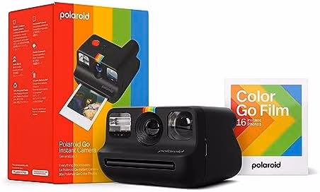 Polaroid Go Generation 2 - Mini Instant Camera + Film Bundle (16 Photos Included) - Black (6280)