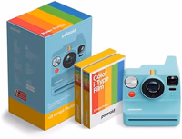 Polaroid Now+ 3rd Generation I-Type Instant Camera + Film Bundle - Now+ Bluetooth App Controlled Arctic Blue Camera + 16 Color Photos (6645) thumbnail 1