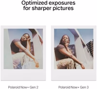 Polaroid Now+ 3rd Generation I-Type Instant Camera + Film Bundle - Now+ Bluetooth App Controlled Arctic Blue Camera + 16 Color Photos (6645) thumbnail 5