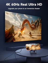 JSAUX USB C to HDMI Cable 10ft | 4K@60Hz | USB 3.1 Type C to HDMI 2.0 Cord for Home Office, (Thunderbolt 3/4 Compatible) with iPhone 16 Pro Max, MacBook Pro/Air, Galaxy S8 to S24, iPad Pro, iMac-Black thumbnail 2