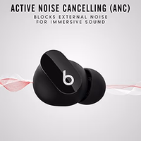 Beats Studio Buds - True Wireless Noise Cancelling Earbuds - Compatible with Apple & Android, Built-in Microphone, IPX4 Rating, Sweat Resistant Earphones, Class 1 Bluetooth Headphones - Black thumbnail 2