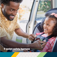 Safety 1st Grand 2-in-1 Booster Car Seat, Converts from High Back to Belt-Positioning Booster, High Back Seat for Kids 40-65, and Belt-Positioning 40-100 Pounds, Black Sparrow thumbnail 5