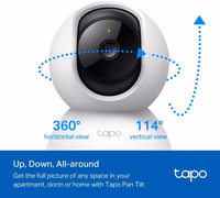 Tapo 2K Pan/Tilt Security Camera for Baby Monitor, Dog Camera w/Motion Detection, 2-Way Audio Siren, Night Vision, Cloud&SD Card Storage, Works w/Alexa & Google Assistant, 2-Pack (Tapo C210P2) thumbnail 5