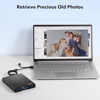 Floppy Disk Reader 3.5 inch USB Floppy Disk Drive External 3 1/2 floppy disc reader Portable Floppy Diskette Drive USB C For PC Laptop Notebook Computer With Windows 11/10 (Brushed Texture, 3.5 inch) thumbnail 5