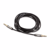 Amazon Basics 3.5mm Auxiliary Audio Cable for Stereo Speaker or Subwoofer with Gold-Plated Plugs, 8 Foot, Black thumbnail 5