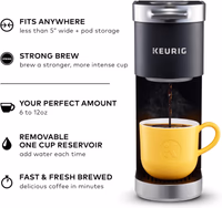 Keurig K-Mini Plus Single Serve K-Cup Pod Maker Matte Black thumbnail 5