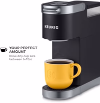 Keurig K-Mini Plus Single Serve K-Cup Pod Coffee Maker, with 6 to 12oz Brew Size, Stores up to 9 K-Cup Pods, Travel Mug Friendly, Matte Black thumbnail 4