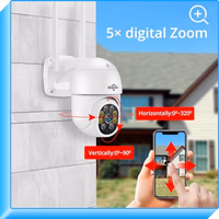 Hiseeu 3MP Security Camera Outdoor,WiFi Camera, Auto Tracking&Light Alarm Floodlight & Color Night Vision,Two-Way Audio, Plug-in Cable,Compatible Wireless System thumbnail 3