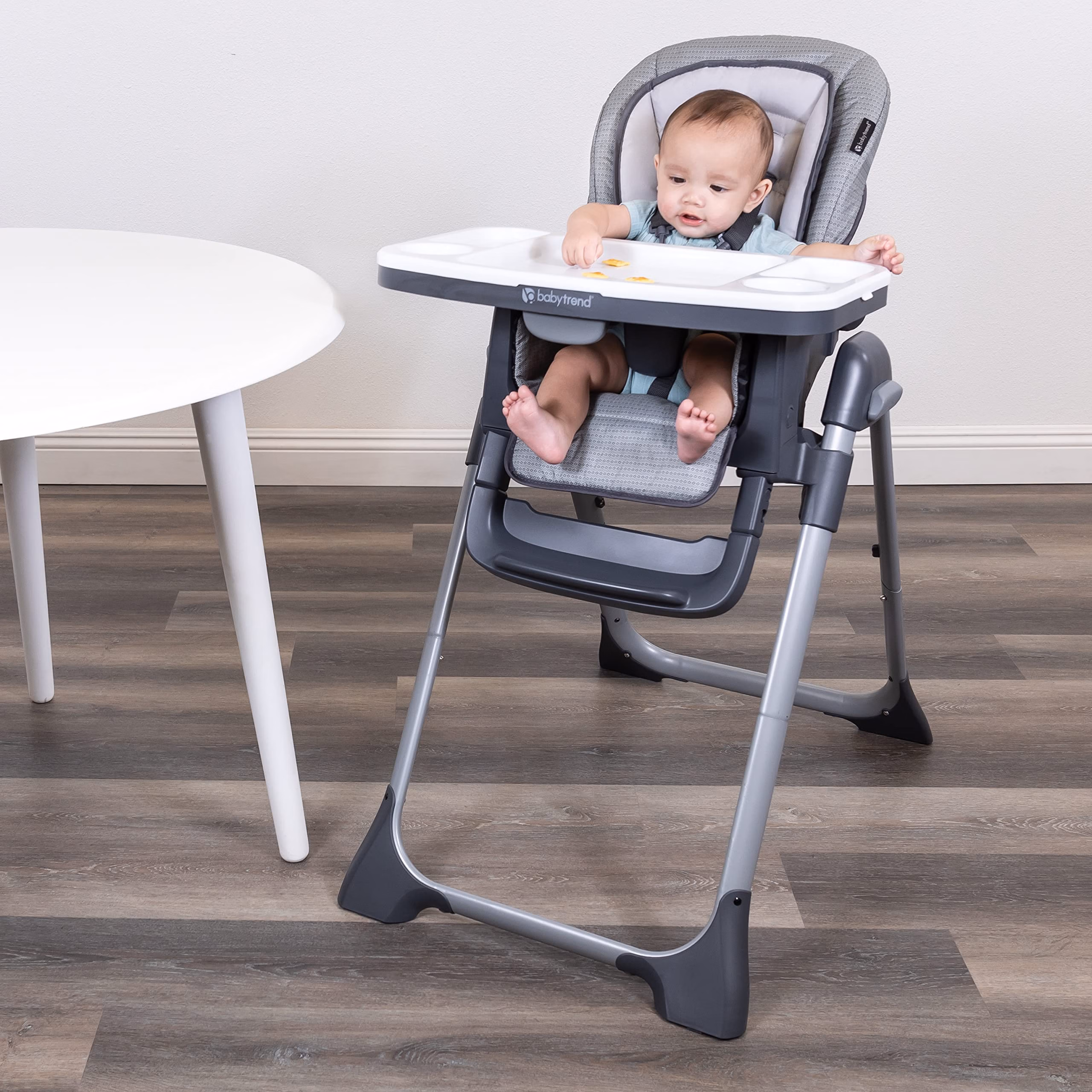Baby Trend Sit Right 2.0 3-in-1 High Chair - Cozy Grey thumbnail 2