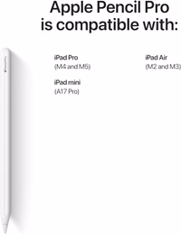 Apple Pencil Pro: Latest Model - Device Compatibility Check Required - Pixel-Perfect Precision, Tilt and Pressure Sensitivity, Ideal for Note-Taking, Drawing, and Art. Charges and Pairs Magnetically thumbnail 2
