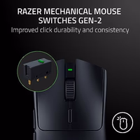 Razer Viper V3 HyperSpeed Wireless Esports Gaming Mouse: 82g Lightweight - Up to 280 Hr Battery - 30K DPI Optical Sensor - Gen-2 Mechanical Switches - 8 Programmable Controls - Classic Black thumbnail 5