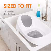 Boon Soak 3 Stage Baby Bathtub - Baby Bath Tub with Three Support Positions for Newborn to Toddlers - Color Changing Drain Plug for Ideal Bath Temperature - Gray - Ages 0 to 18 Months and Up thumbnail 3