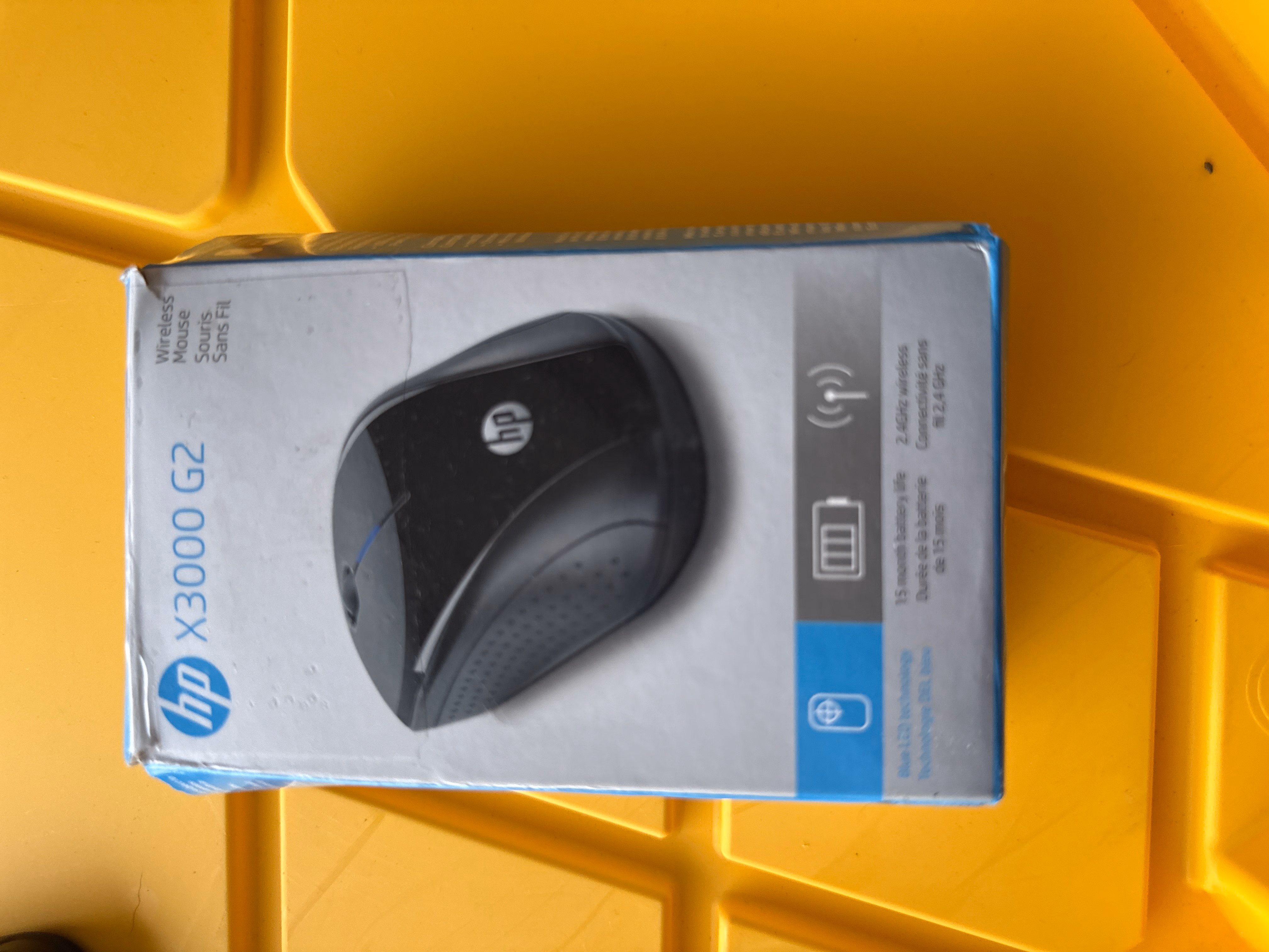HP X3000 G2 Wireless Mouse Scroll Wheel 28Y30AA#ABA, Black thumbnail 2