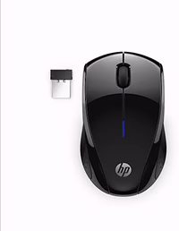 HP X3000 G2 Wireless Mouse - Ambidextrous 3-Button Control, & Scroll Wheel - Multi-Surface Technology, 1600 DPI Optical Sensor - Win, Chrome, Mac OS - Up to 15-Month Battery Life (‎28Y30AA#ABA, Black) thumbnail 1