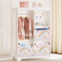 XHWZOF Unicorn Gift Bag Pink Kids Laundry Basket Rainbow Cloud Unicorn thumbnail 2