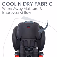 Britax Grow with You ClickTight Harness-2-Booster Car Seat, Cool N Dry - Cool Flow Moisture Wicking Fabric thumbnail 5