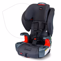 Britax Grow with You ClickTight Harness-2-Booster Car Seat, Cool N Dry - Cool Flow Moisture Wicking Fabric thumbnail 1