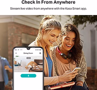 Kasa 2K+ Indoor Pan/Tilt Wired Security Camera - Works as a Baby Monitor & Pet Camera, Motion Detection & Tracking, 2-Way Audio, Night Vision, Subscription-Free Local Storage or Optional Cloud, KC410S thumbnail 5