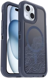 OtterBox iPhone 17e, 16e, 15, 14, & 13 Defender Pro Series XT Clear Case - Offgrid Blue thumbnail 2