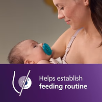 Philips Avent Soothie Baby Pacifiers - 100% Silicone Pacifiers for Babies 0-3 Months, One-Piece Design, BPA-Free, Extra Durable, Green, 4 Pack, Model SCF190/41 thumbnail 3